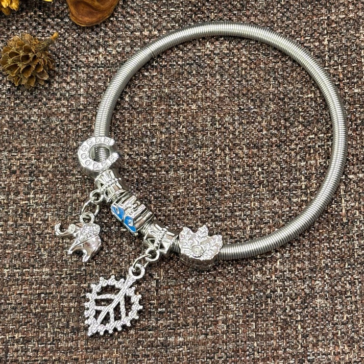 Silver Charm Bracelet