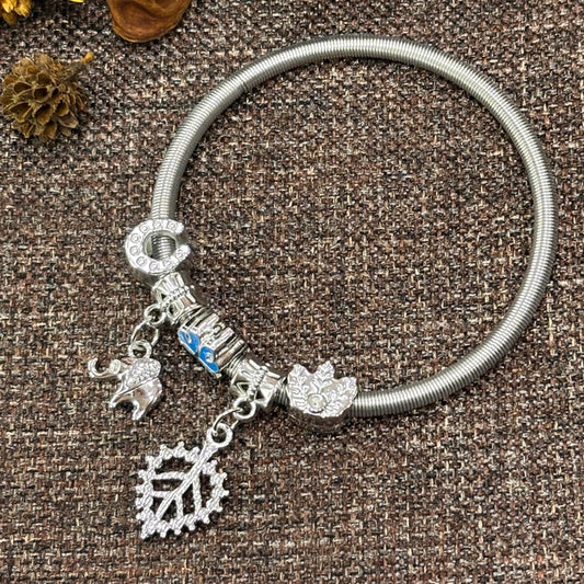 Silver Charm Bracelet