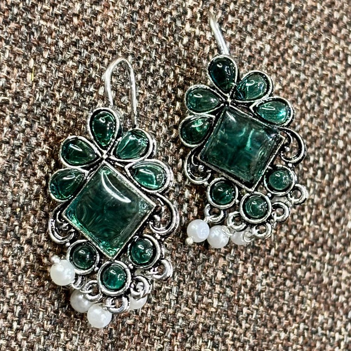 Emerald Drop Earrings