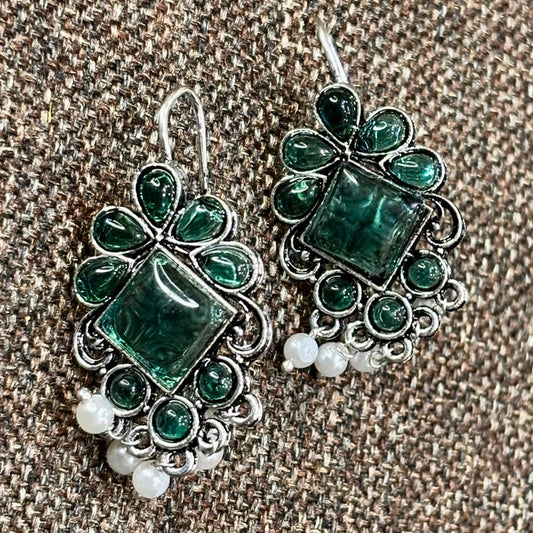 Emerald Drop Earrings